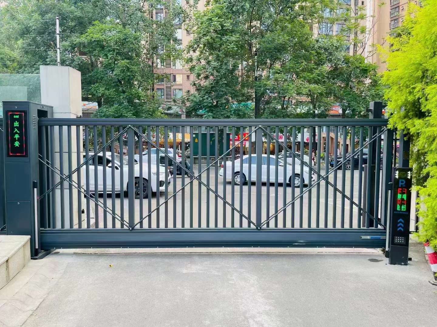 泗阳县电动伸缩门